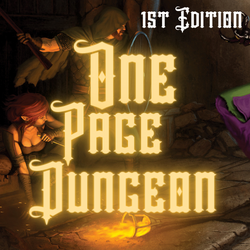 One Page Dungeon 1E